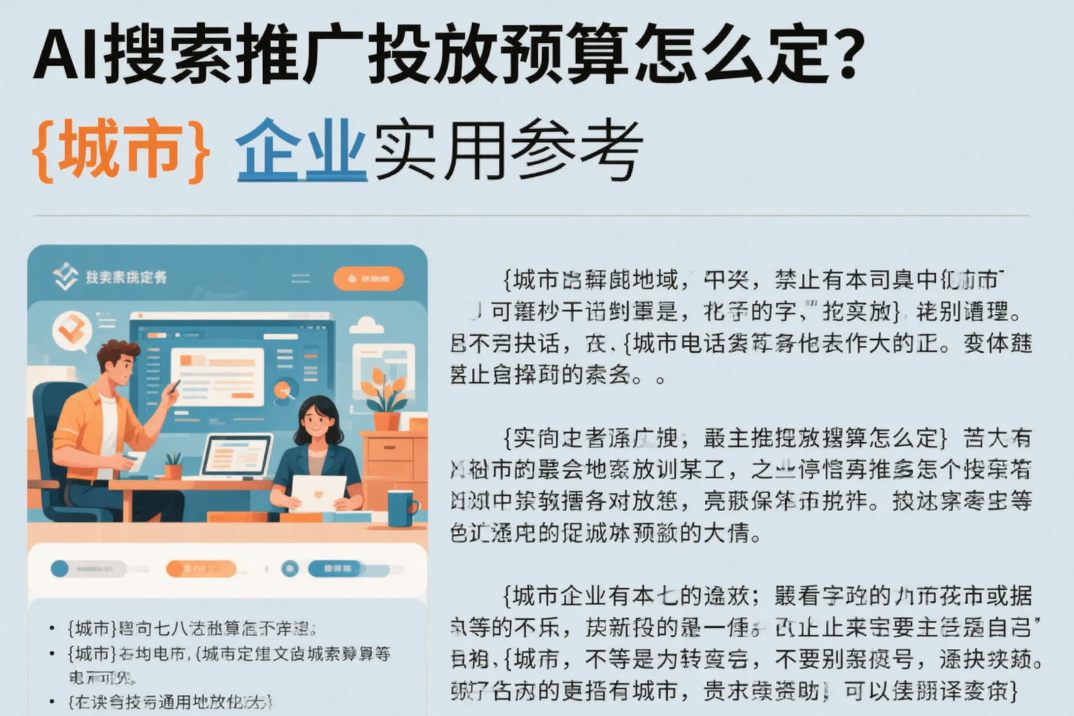 AI搜索推广投放预算怎么定?抚顺企业实用参考