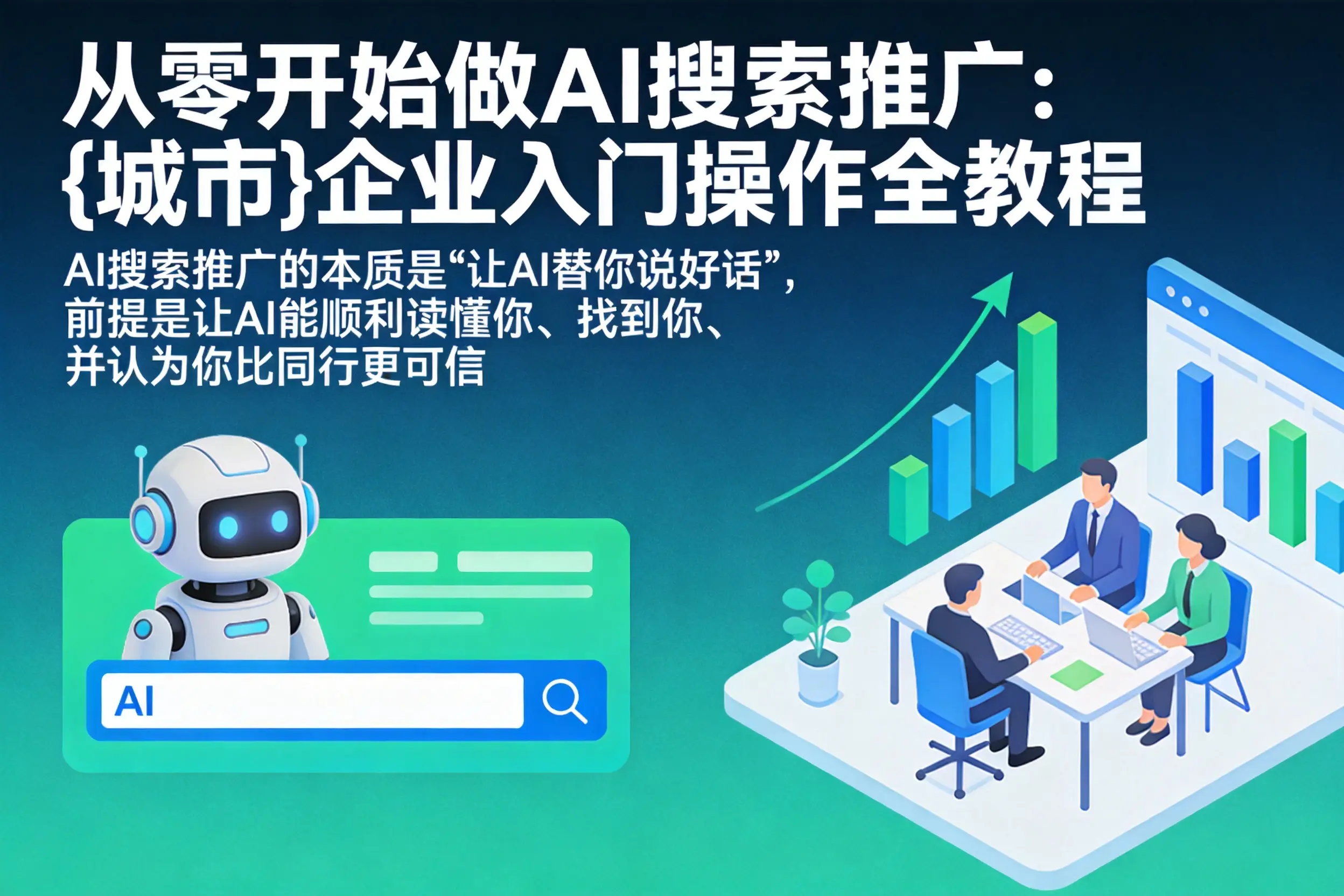 从零开始做AI搜索推广：抚顺企业入门操作全教程