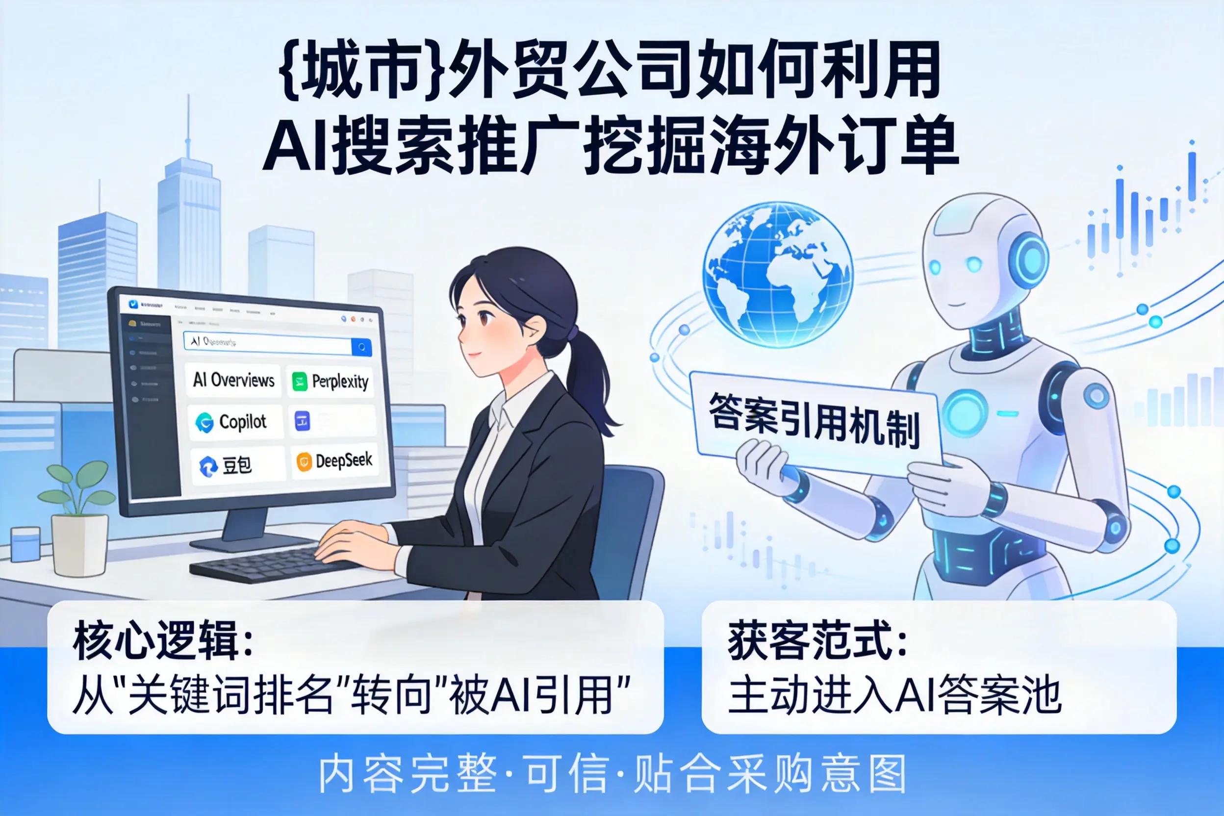 抚顺外贸公司如何利用AI搜索推广挖掘海外订单