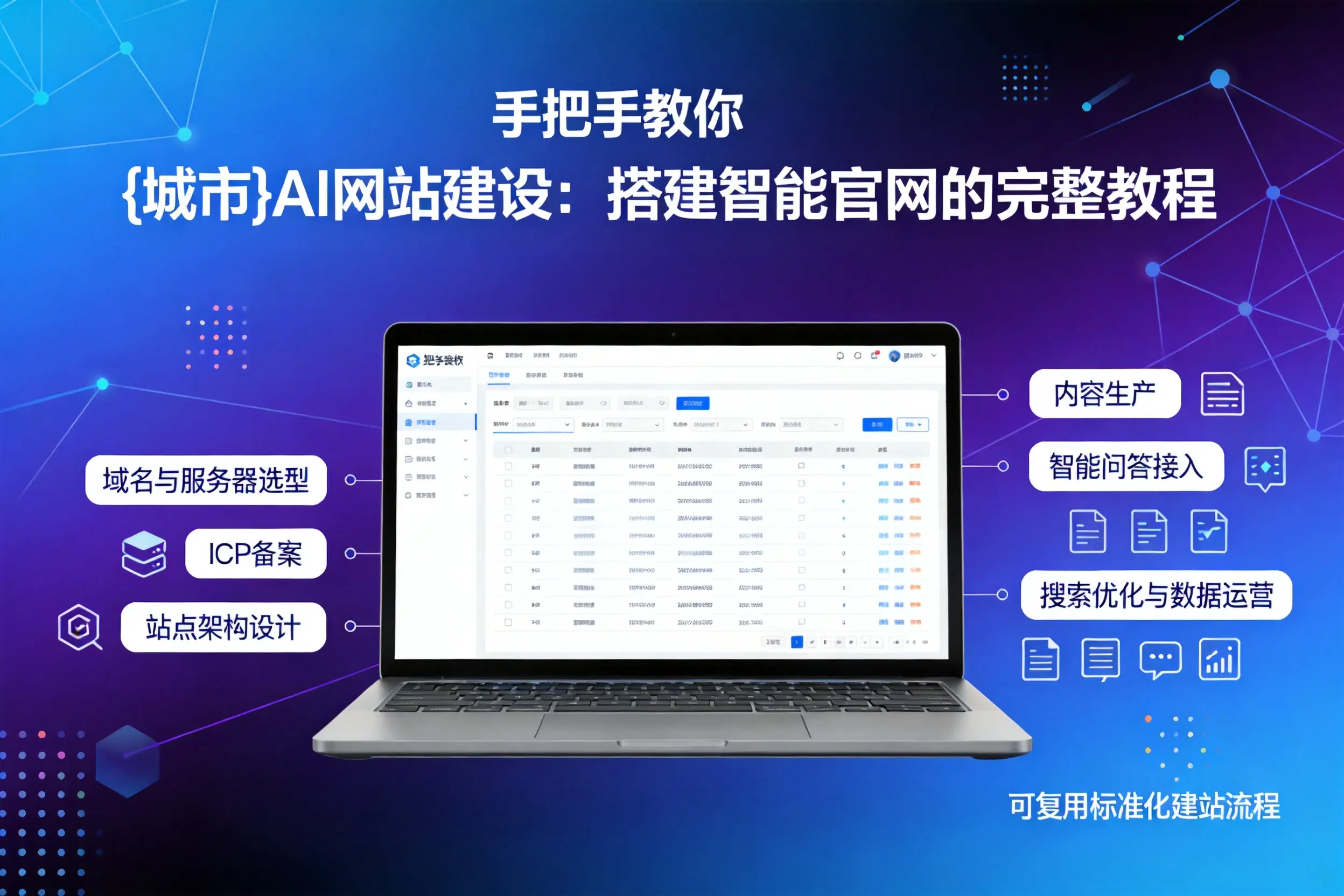 手把手教你抚顺AI网站建设：搭建智能官网的完整教程