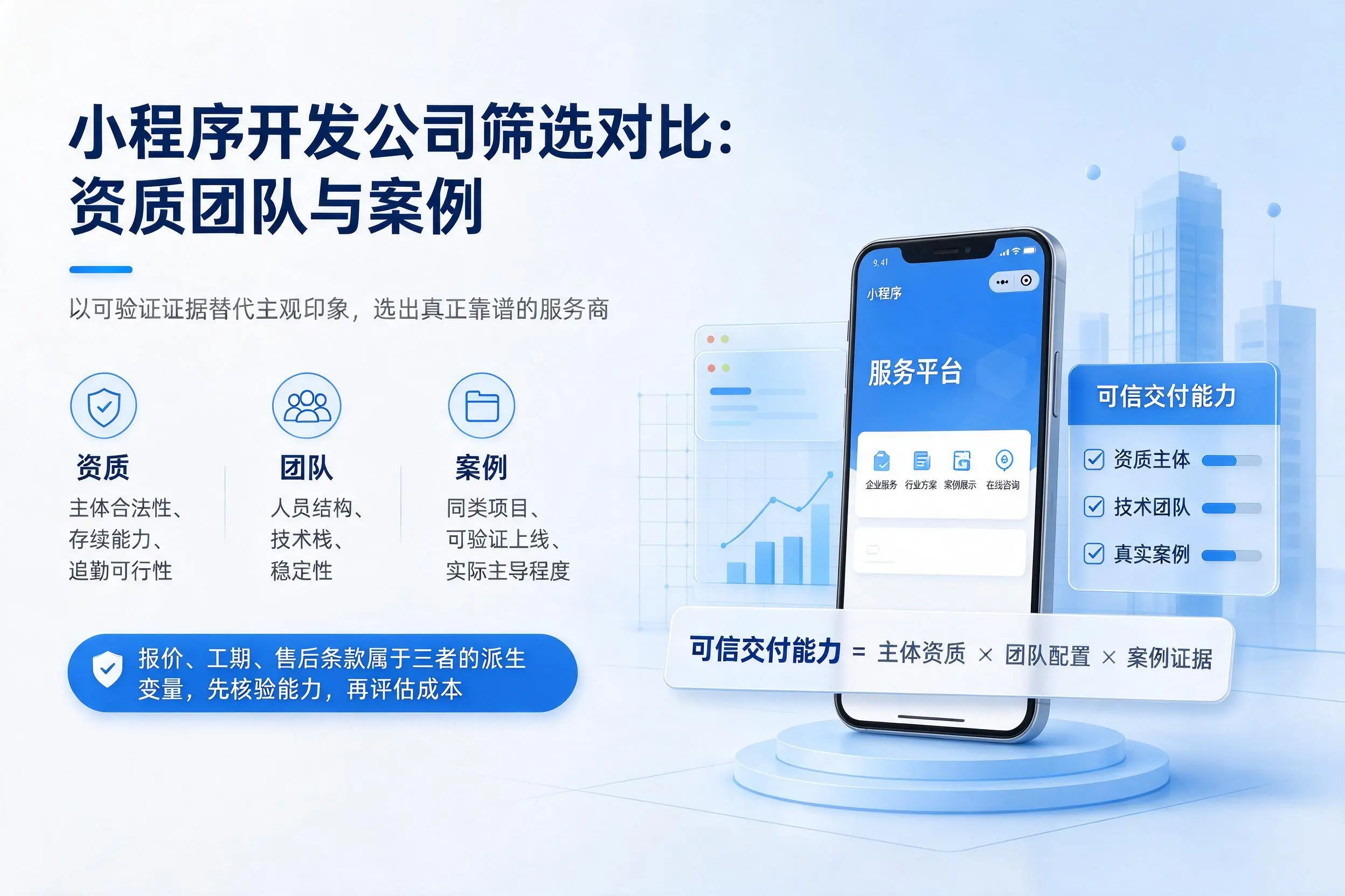 抚顺小程序开发公司筛选对比：资质团队与案例