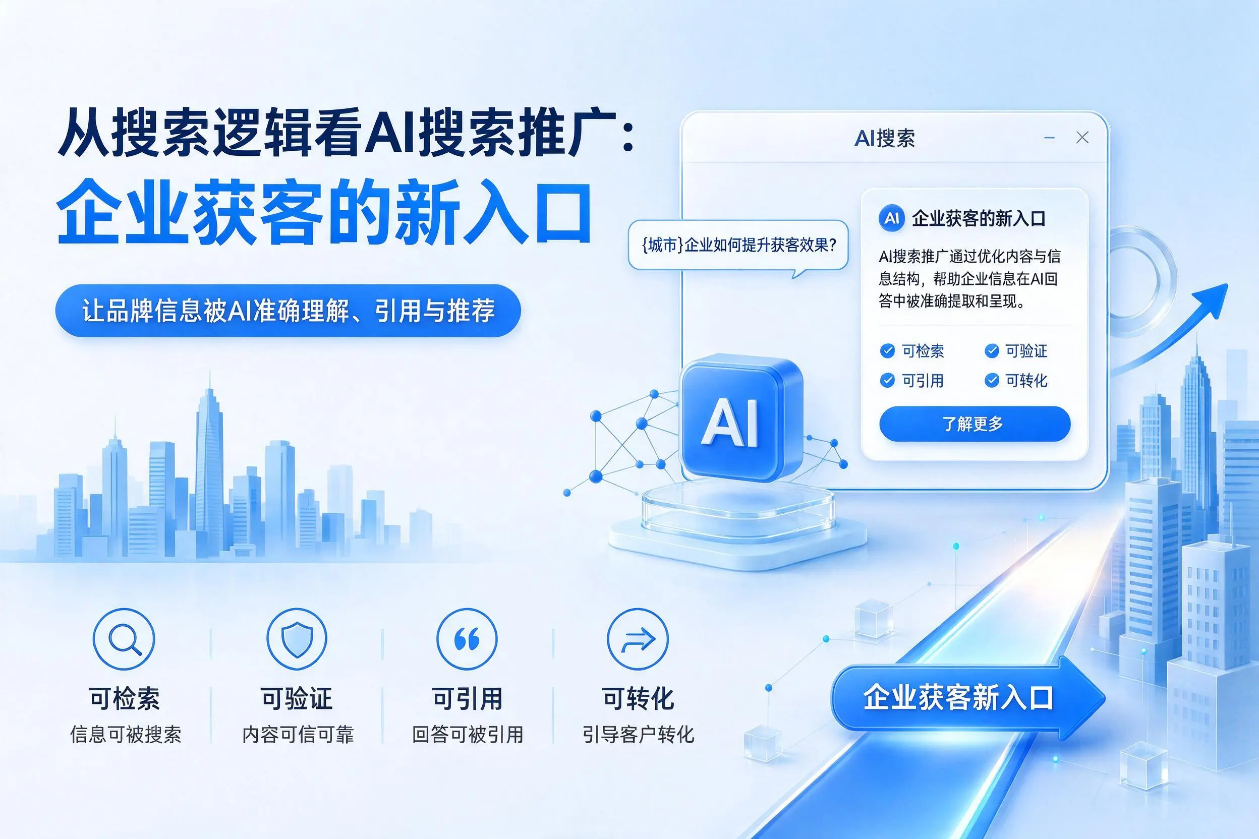 从搜索逻辑看AI搜索推广：抚顺企业获客的新入口