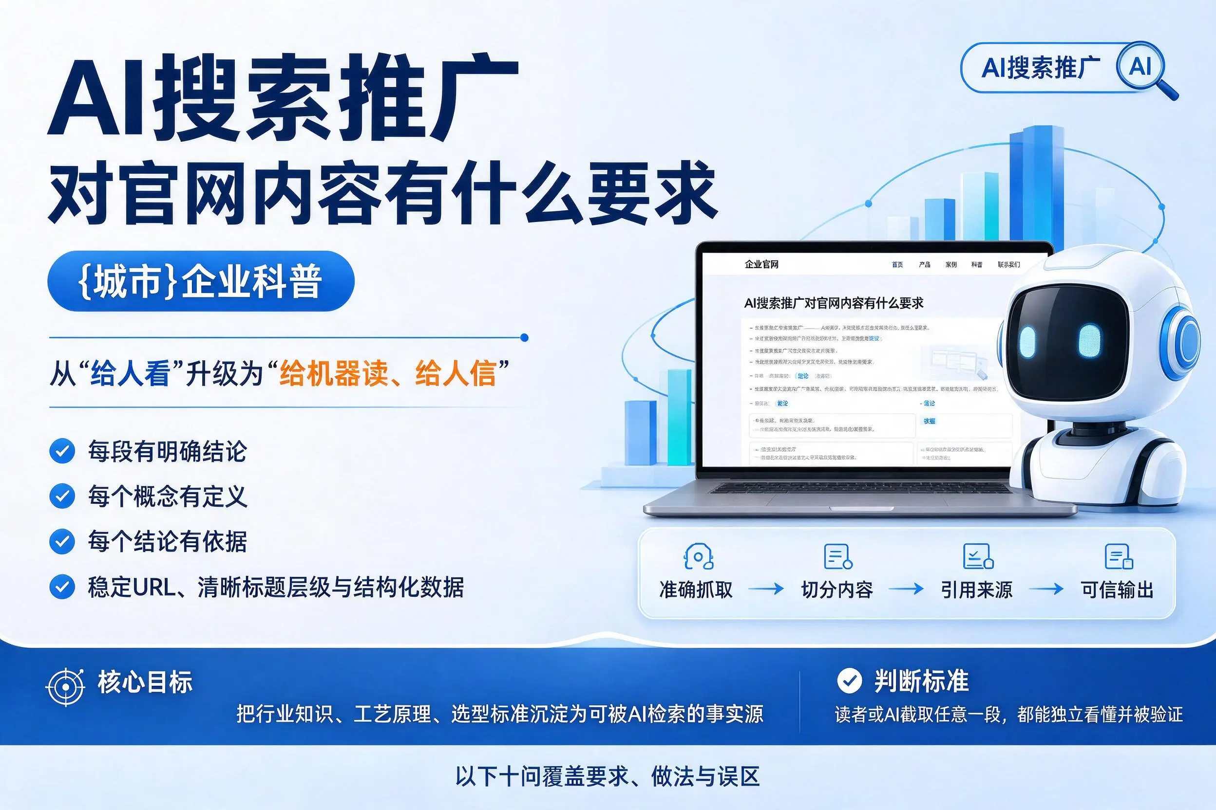 AI搜索推广对官网内容有什么要求，抚顺企业科普
